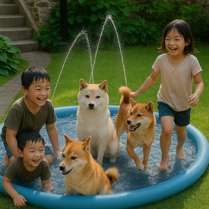 NINA'S PET™の折りたたみプール！屋外での遊びや犬・猫、さらには子供の入浴にも最適！みんなが喜びます！