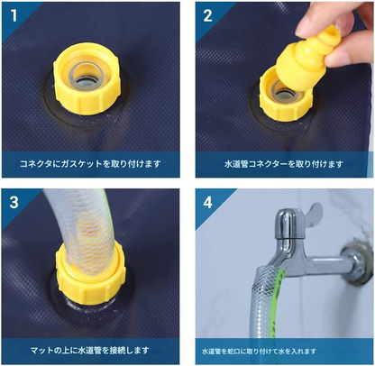 NINA'S PET™の折りたたみプール！屋外での遊びや犬・猫、さらには子供の入浴にも最適！みんなが喜びます！